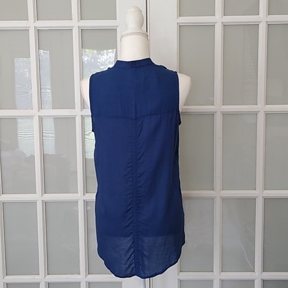 NEW Aeropostale Button Front High-low Sleeveless Blouse Size - M - Picture 4 of 13